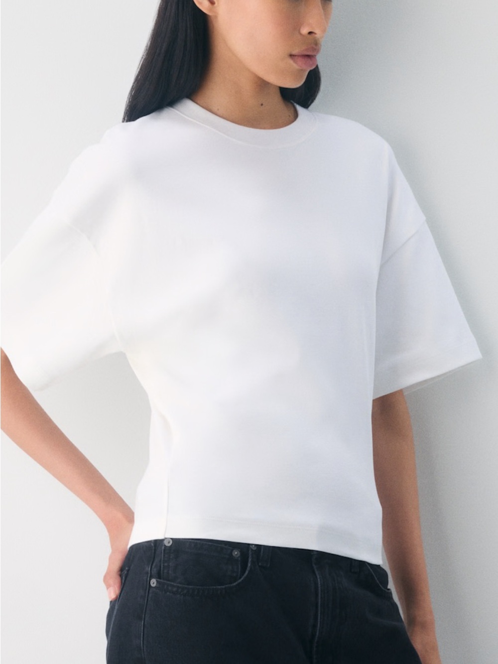 Aritzia Babaton interlock cotton barclay shirt - Picture 3 of 3
